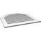 Ekena Millwork Octagonal Top Surface Mount PVC Gable Vent: Functional, w/ 3-1/2"W x 1"P Standard Frame, 32"W x 32"H GVPOT32X3201SF - alternate 4